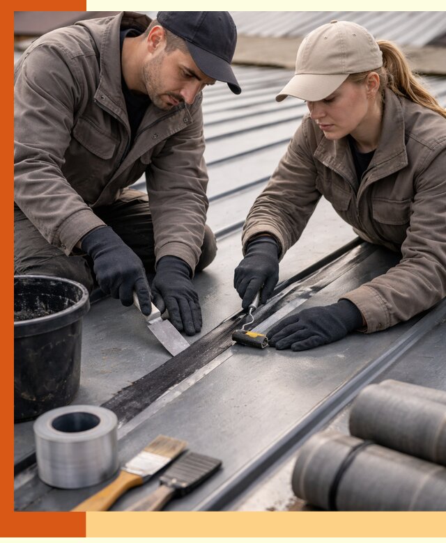 Гидроизоляция фальцевой кровли в Новоалтайске качественно и надежно