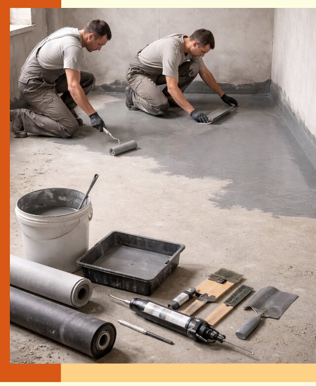 Гидроизоляция пола в Новоалтайске — надежная защита от влаги и протечек