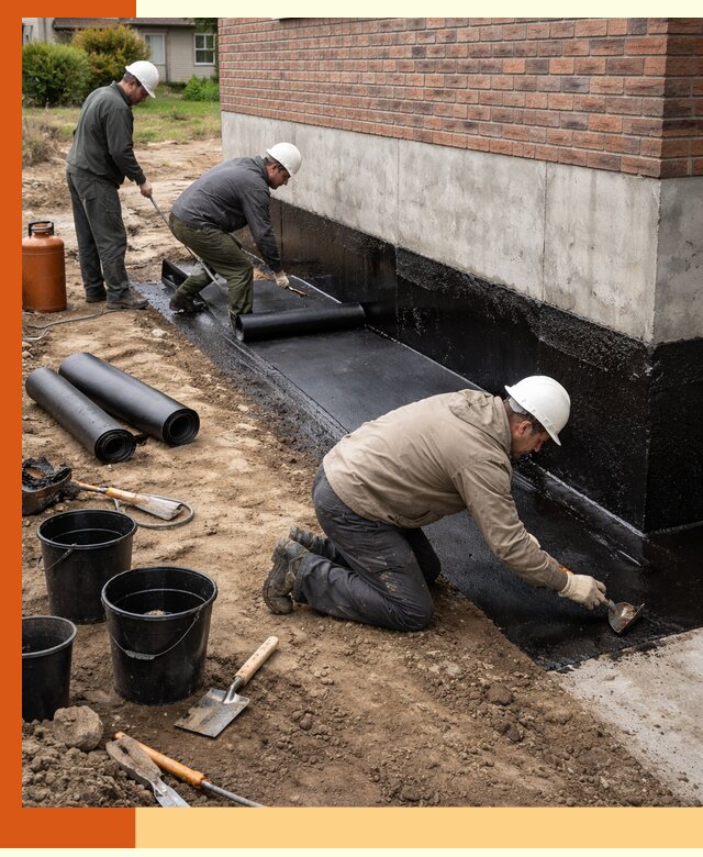 Гидроизоляция фундамента в Новоалтайске: надежная защита строений