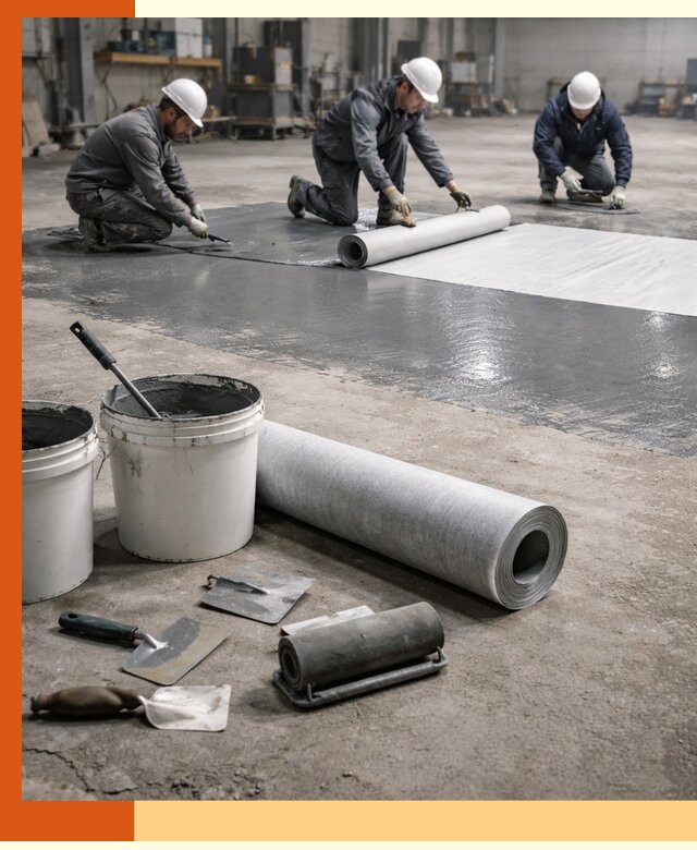 Гидроизоляция промышленного пола в Новоалтайске — защита и долговечность