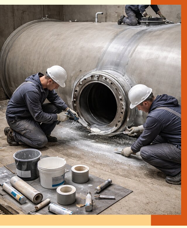 Гидроизоляция резервуара с топливом в Новоалтайске от 76680 руб. под ключ | ТепломастерНвл