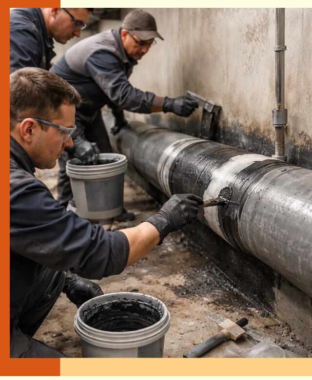 Гидроизоляция труб в Новоалтайске — защита и герметизация коммуникаций