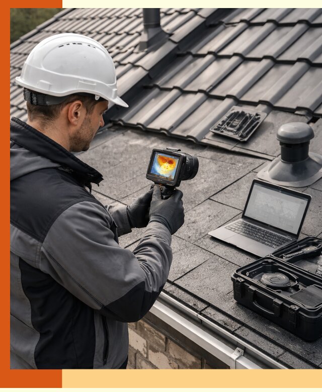 Тепловизионное обследование кровли в Новоалтайске для выявления дефектов