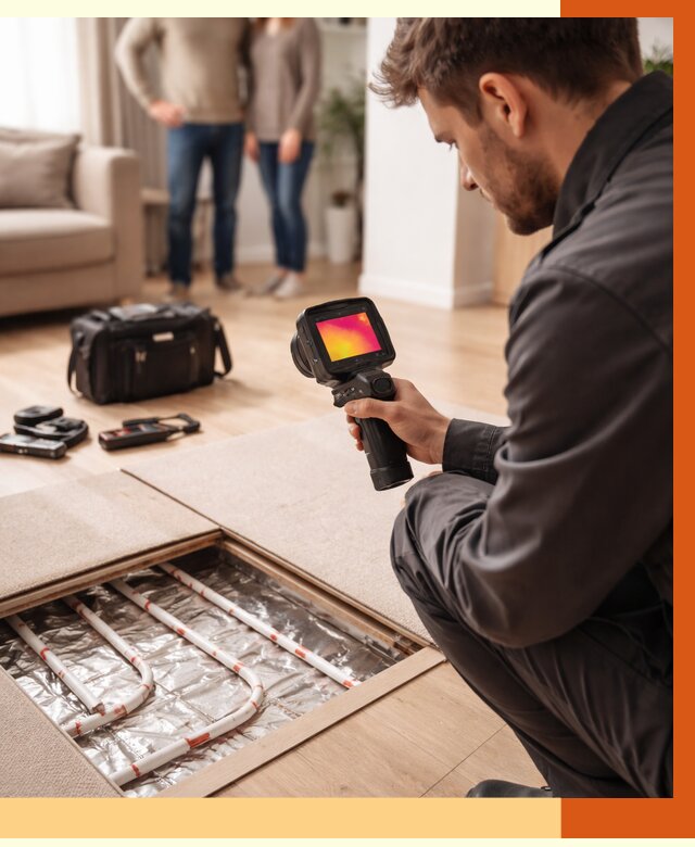 Тепловизионное обследование теплого пола в Новоалтайске от 4601 руб. — ТепломастерНвл