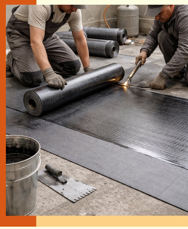 Монтаж гидроизоляционной мембраны в Новоалтайске для зданий и конструкций