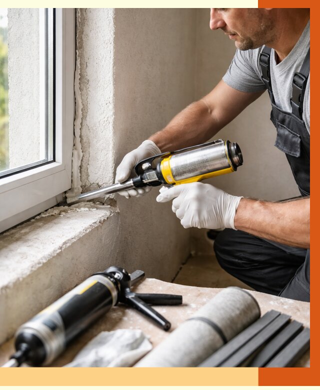 Герметизация стыков и примыканий в Новоалтайске от 1227 руб. под ключ | ТепломастерНвл