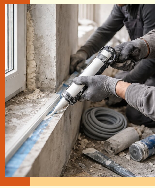 Герметизация стыков и примыканий зданий в Новоалтайске